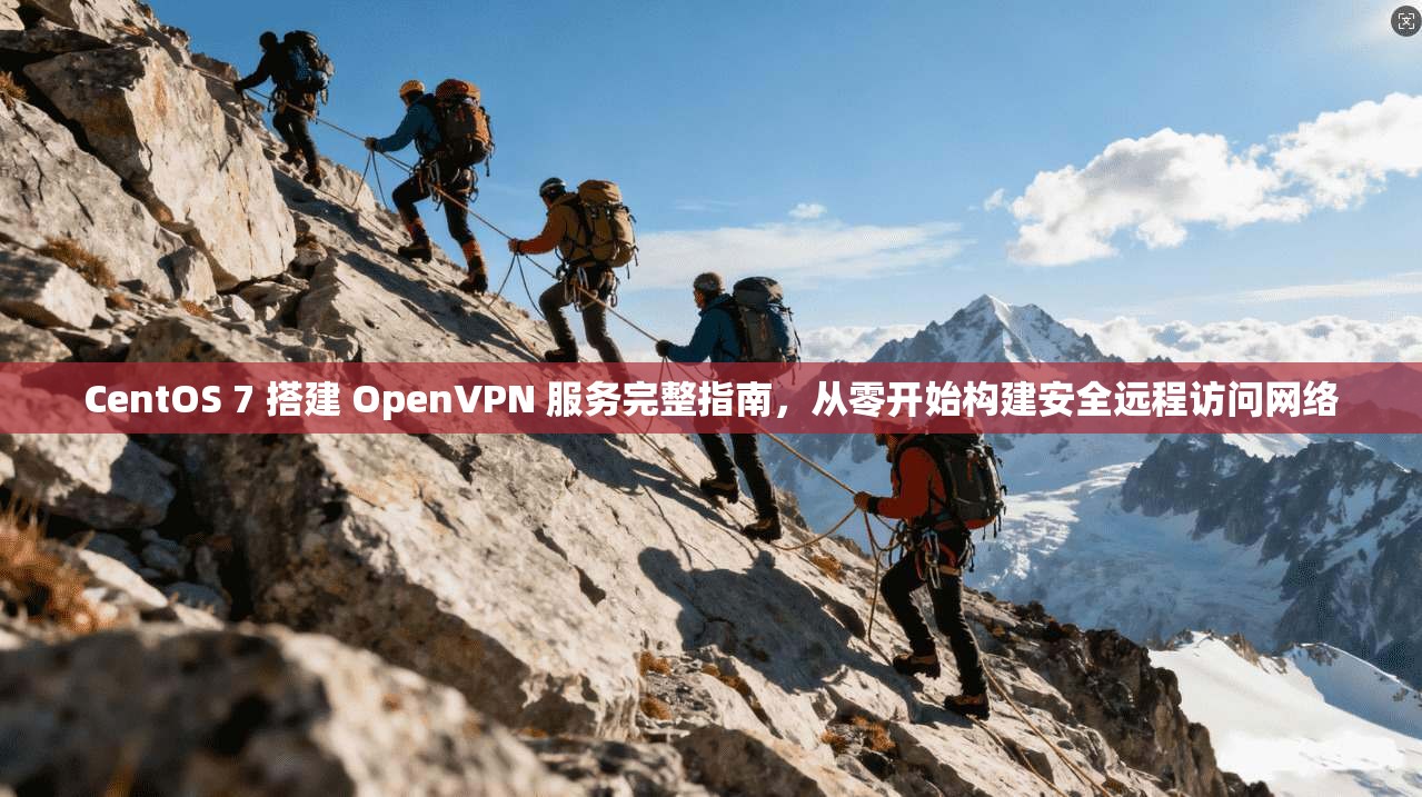 CentOS 7 搭建 OpenVPN 服务完整指南，从零开始构建安全远程访问网络