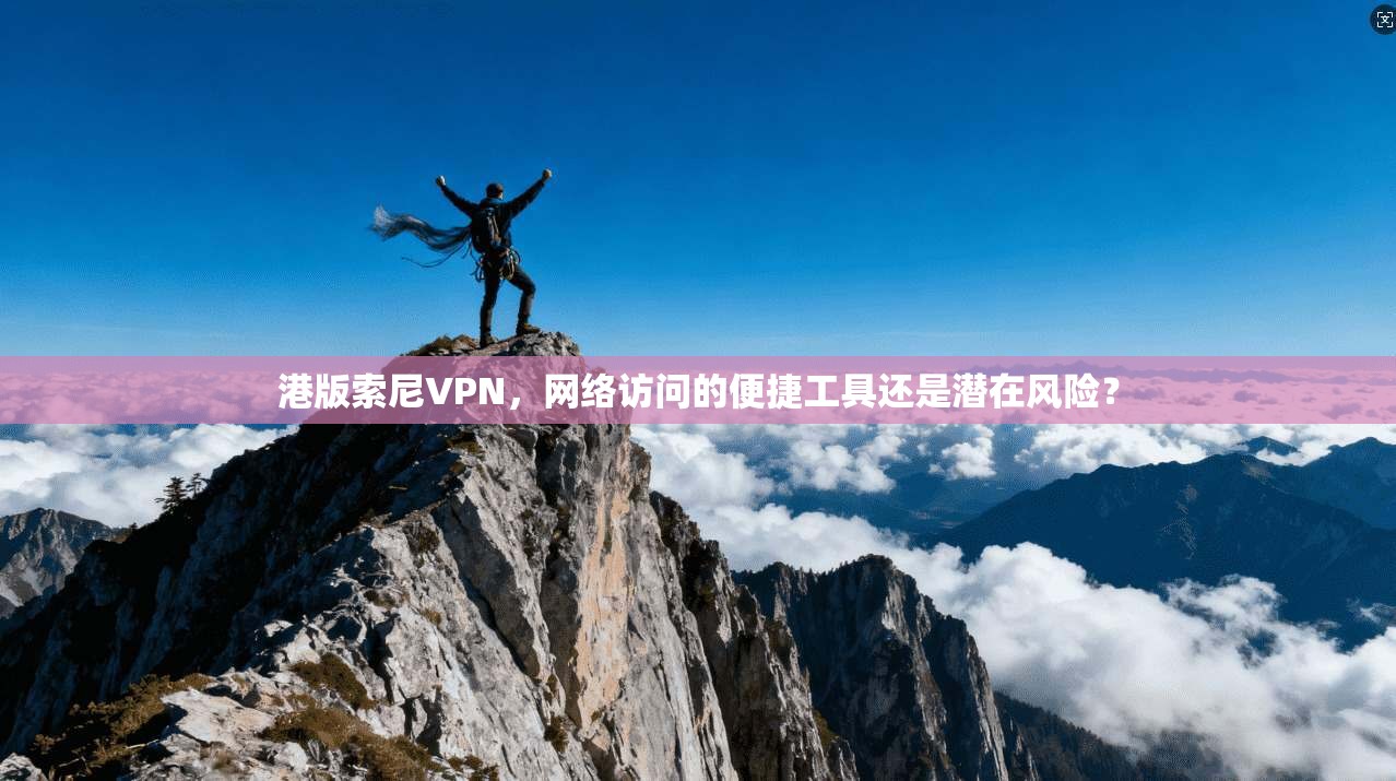 港版索尼VPN，网络访问的便捷工具还是潜在风险？