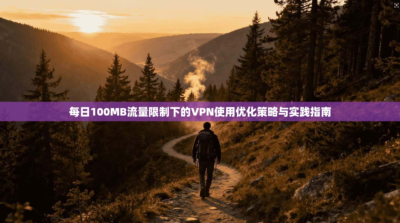每日100MB流量限制下的VPN使用优化策略与实践指南