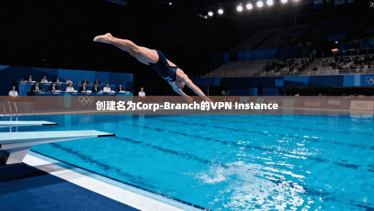 创建名为Corp-Branch的VPN Instance