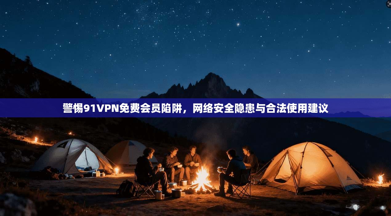 警惕91VPN免费会员陷阱，网络安全隐患与合法使用建议