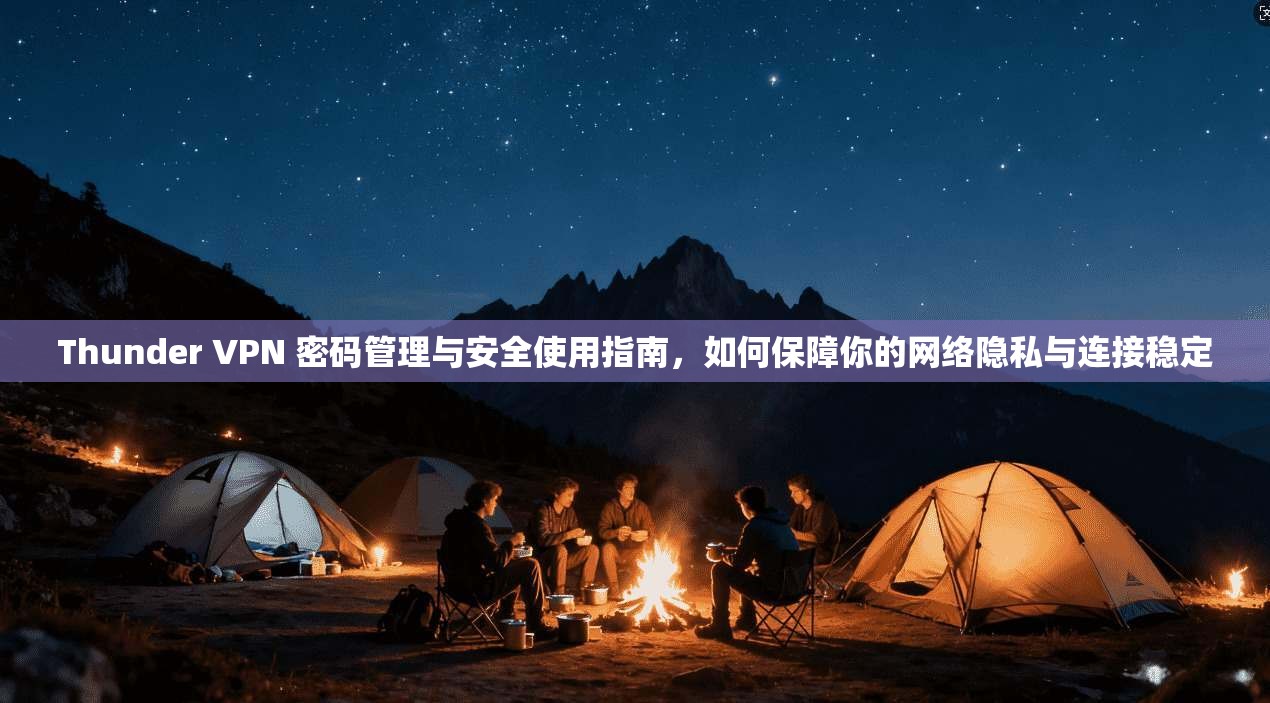Thunder VPN 密码管理与安全使用指南，如何保障你的网络隐私与连接稳定