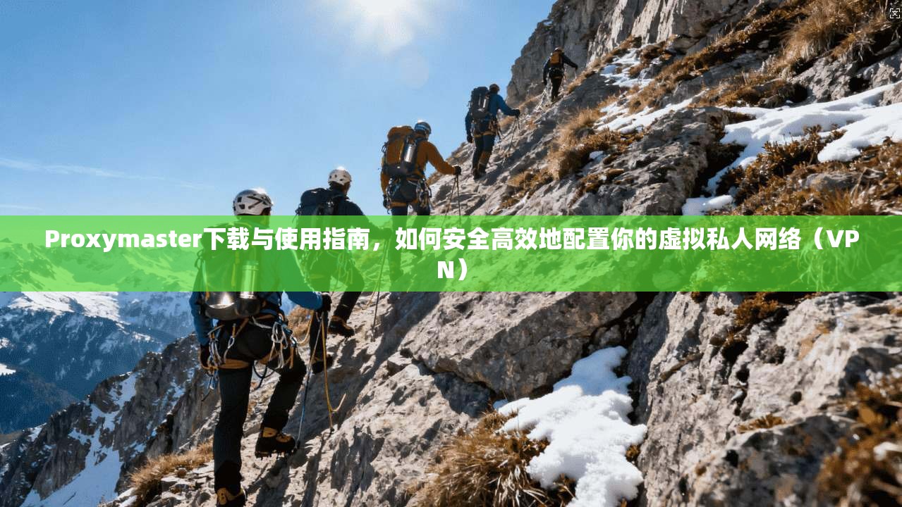 Proxymaster下载与使用指南，如何安全高效地配置你的虚拟私人网络（VPN）