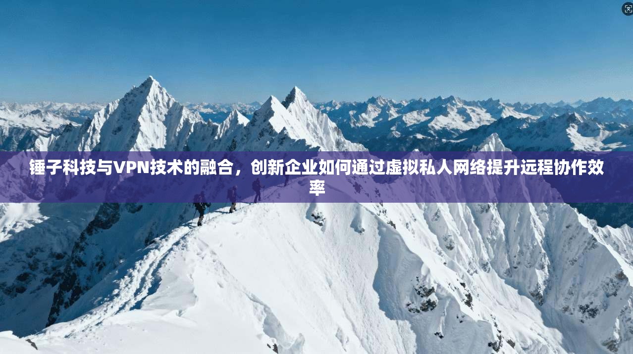 锤子科技与VPN技术的融合，创新企业如何通过虚拟私人网络提升远程协作效率