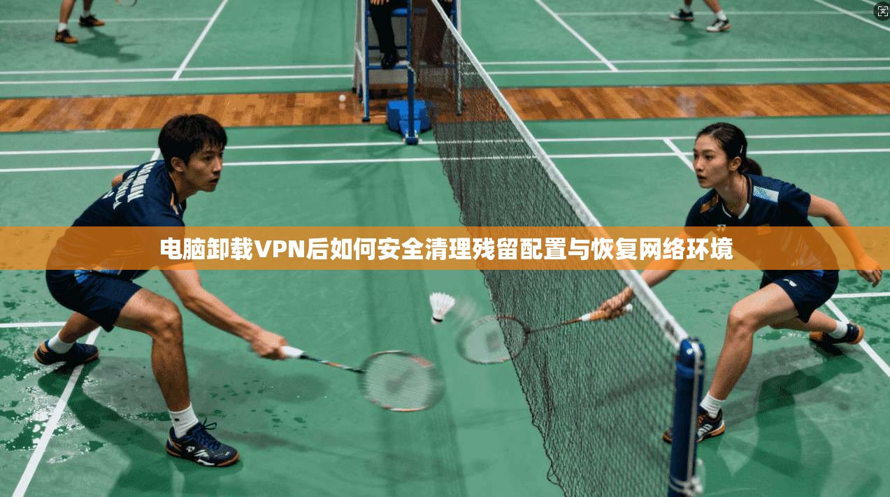 电脑卸载VPN后如何安全清理残留配置与恢复网络环境