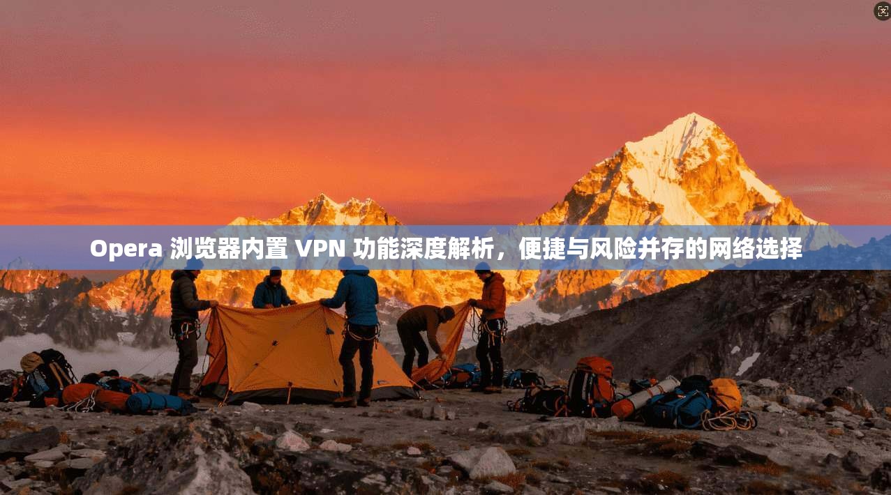 Opera 浏览器内置 VPN 功能深度解析，便捷与风险并存的网络选择