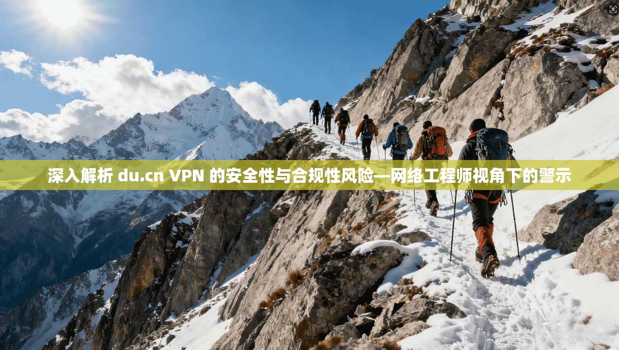 深入解析 du.cn VPN 的安全性与合规性风险—网络工程师视角下的警示 深入解析 du.cn VPN 的安全性与合规性风险—网络工程师视角下的警示