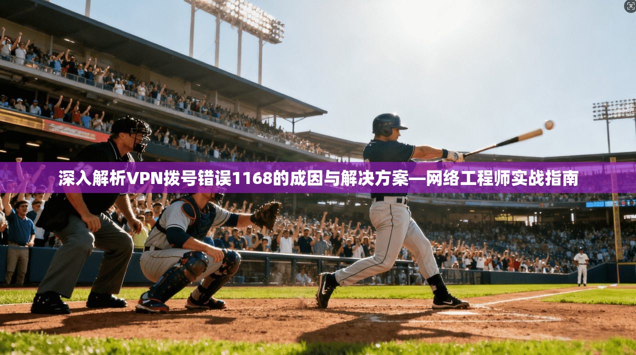深入解析VPN拨号错误1168的成因与解决方案—网络工程师实战指南