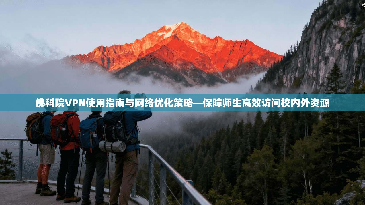 佛科院VPN使用指南与网络优化策略—保障师生高效访问校内外资源